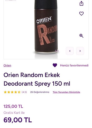 Orien Randon Erkek Roll-On Deodorant - Görsel 4
