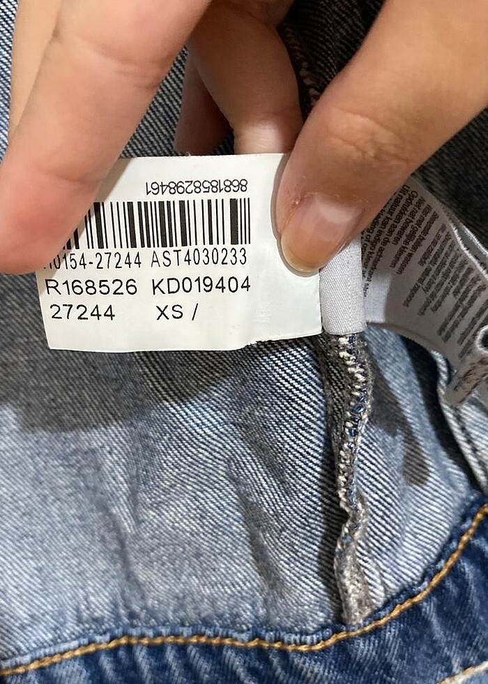 Mavi kot ceket - Görsel 2