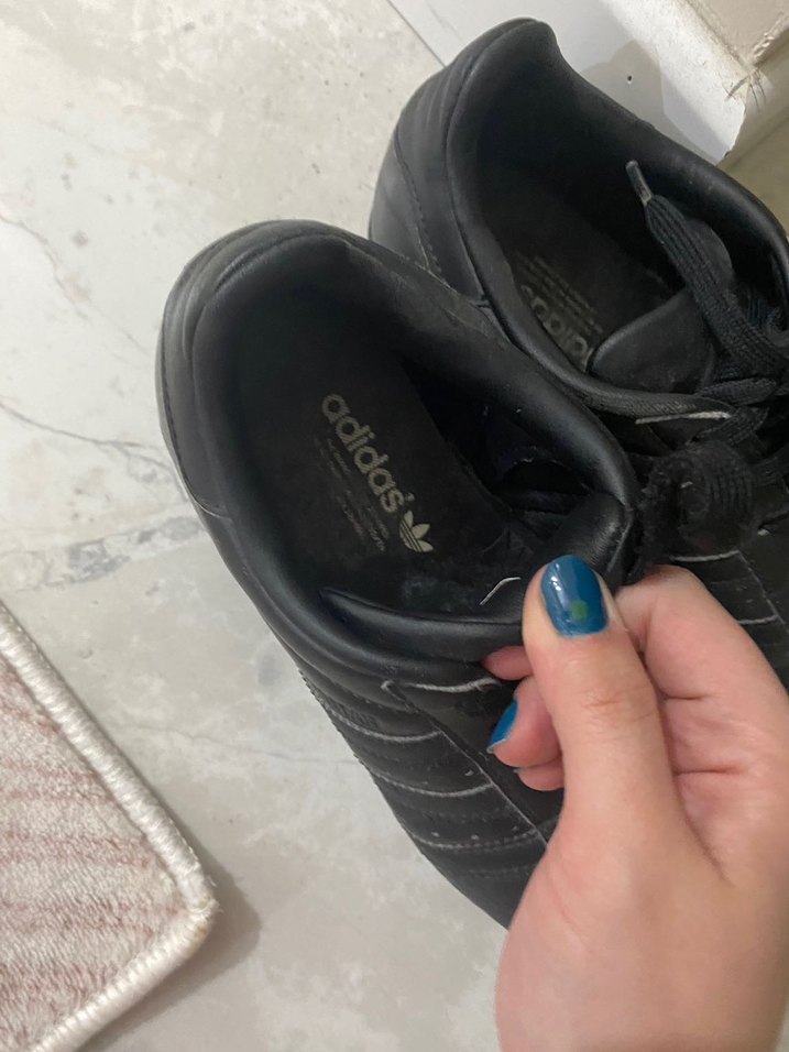 Siyah Kadın Bağcıklı Spor Ayakkabı - Görsel 3