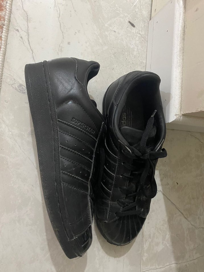 Siyah Kadın Bağcıklı Spor Ayakkabı - Görsel 2