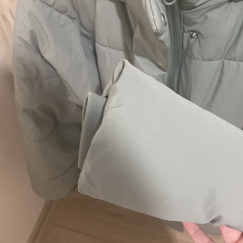 Gri Kadın Midi Kışlık Mont - Görsel 3