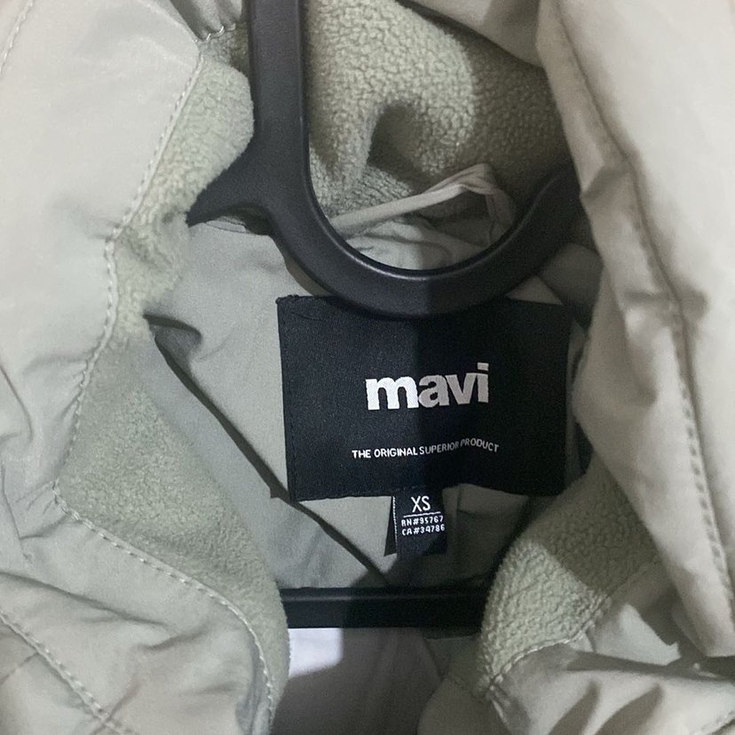 Gri Kadın Midi Kışlık Mont - Görsel 2