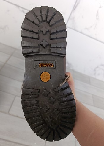 Deri Kahverengi Kadın Botlar, Tokalı, Topuklu - Görsel 5