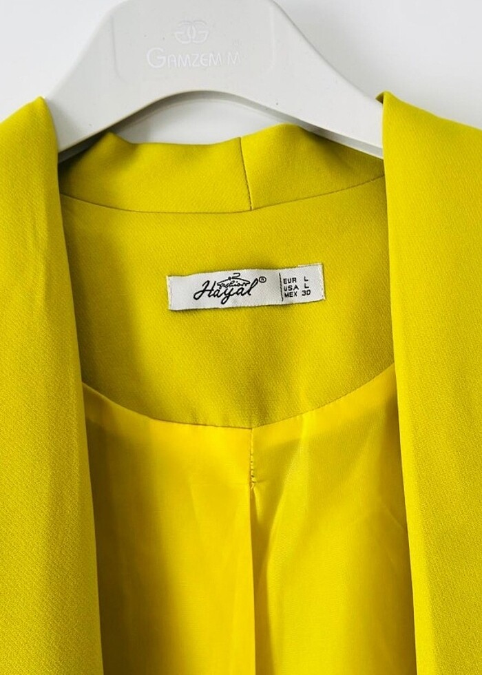 Yağ yeşili ceket - Görsel 4