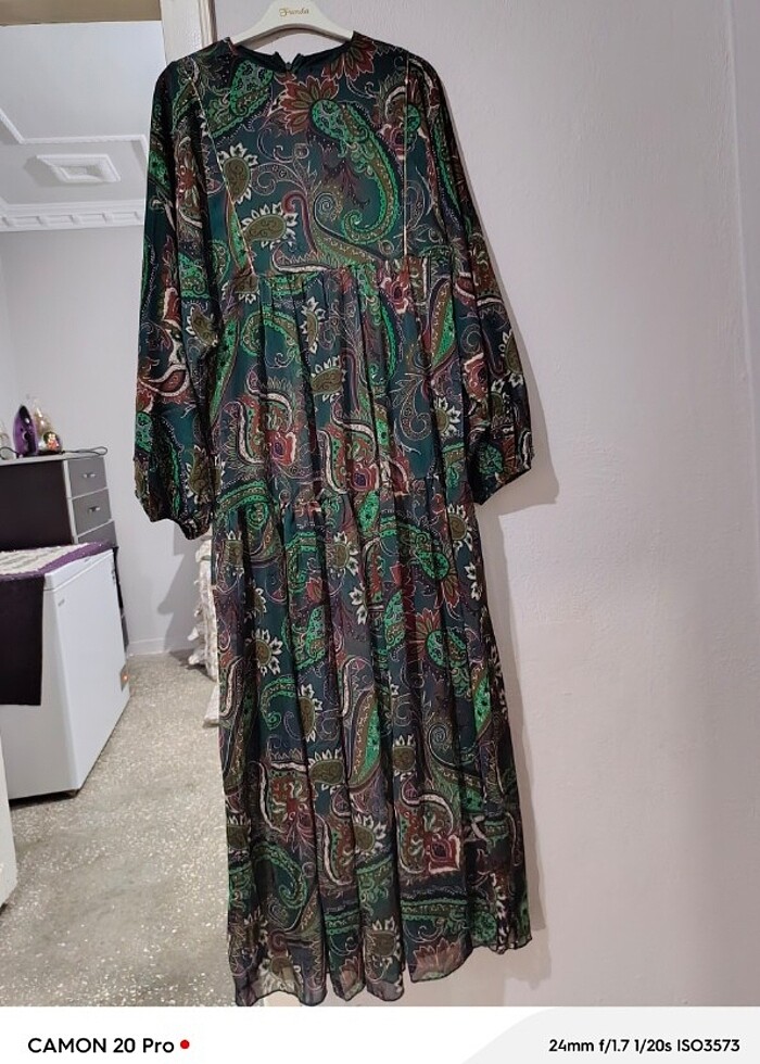 Renkli elbise  - Görsel 2