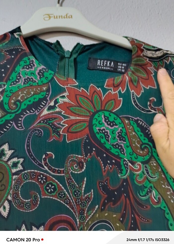 Renkli elbise  - Görsel 3