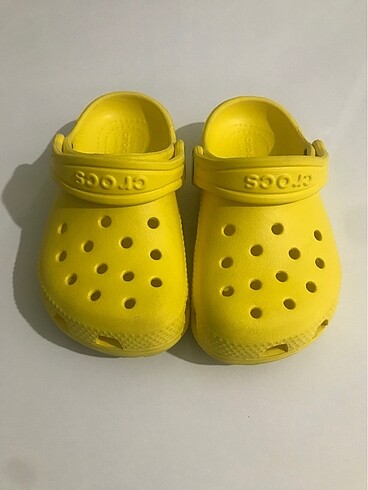 Orjinal Crocs sarı terlik unisex