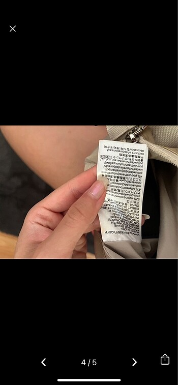 Beden camel Renk Calvin klein mini çanta