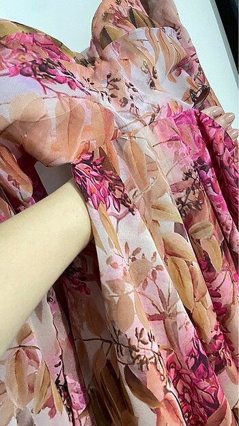 Şifon elbise - Görsel 5