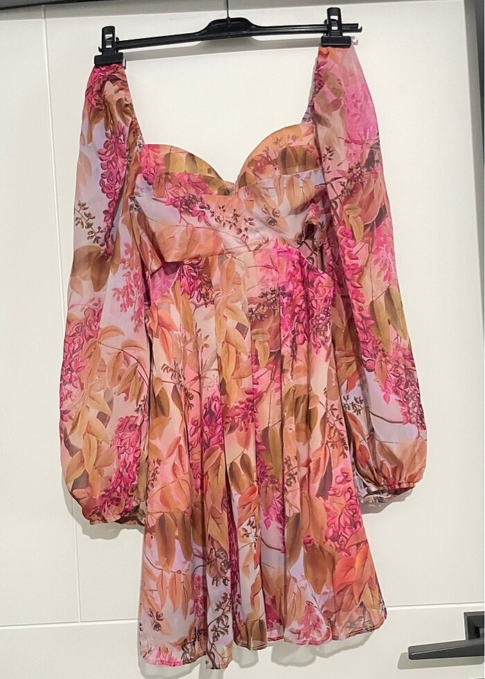 Şifon elbise - Görsel 3