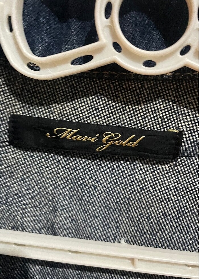 Mavi jean ceket - Görsel 3