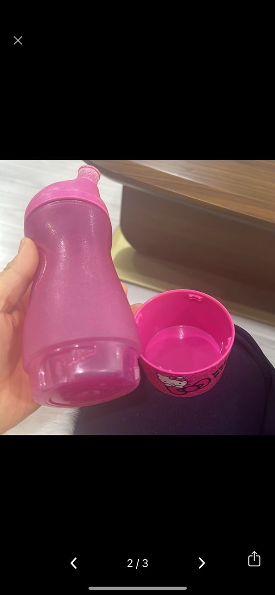 Hello Kitty Temalı Pembe Bebek Biberonu - Görsel 2