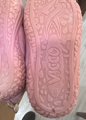 Kız Çocuk Pembe Nakışlı Sıcak Terlik - Görsel 3