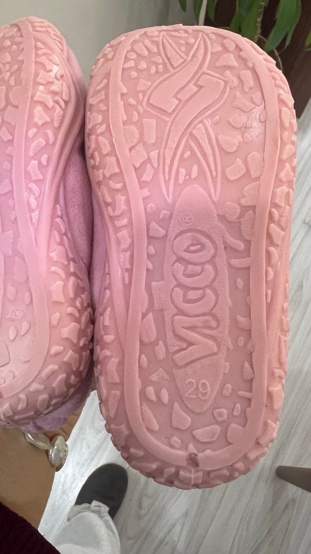 Kız Çocuk Pembe Nakışlı Sıcak Terlik - Görsel 3