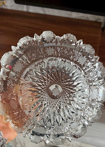 Parlak Beyaz Desenli Vazo - Görsel 3