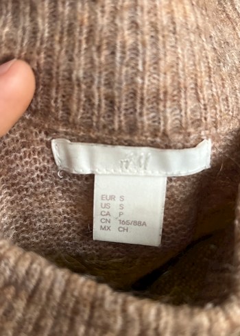 Çizgili Çok Renkli Örgü Kadın Kazak - Görsel 4