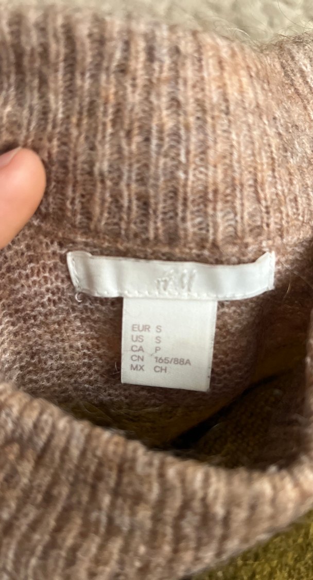 Çizgili Çok Renkli Örgü Kadın Kazak - Görsel 4