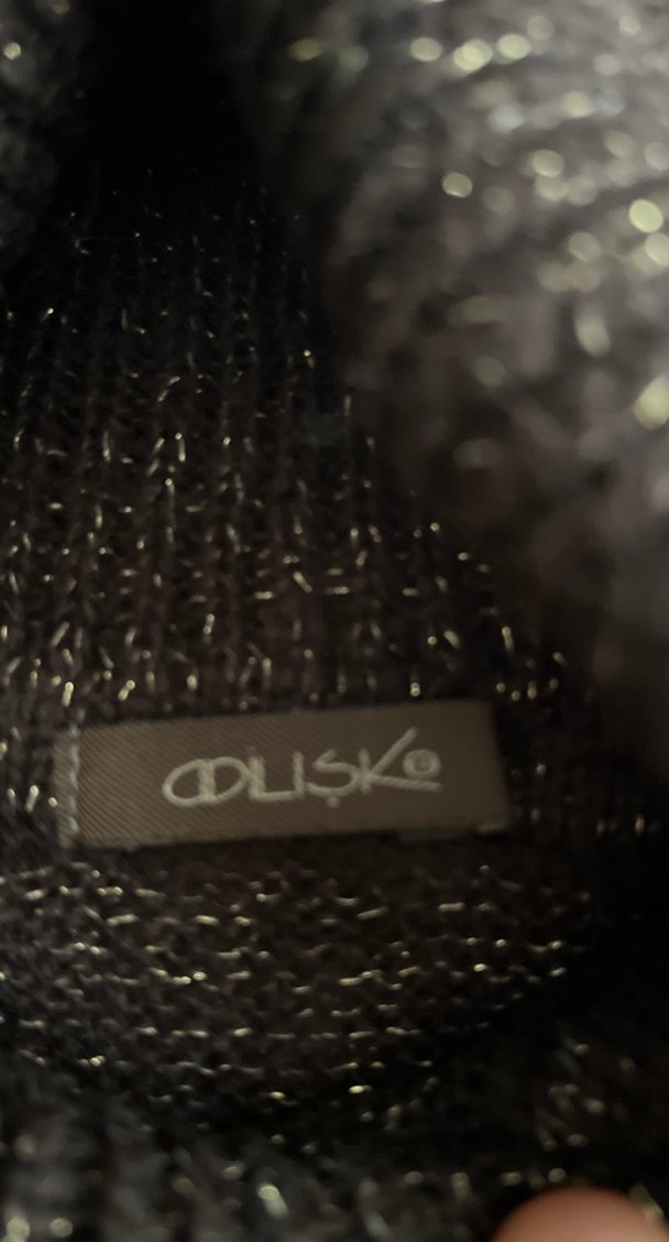 Boğazlı Çizgili Kadın Triko Kazak - Görsel 3