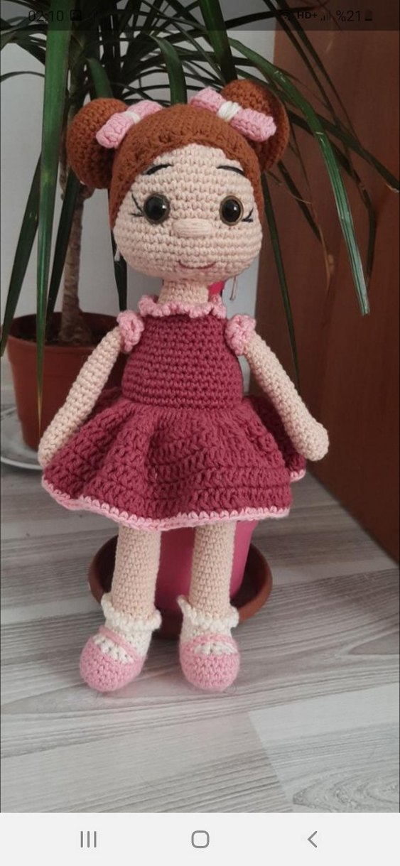 Pembe El Örgüsü Bebek - Görsel 2