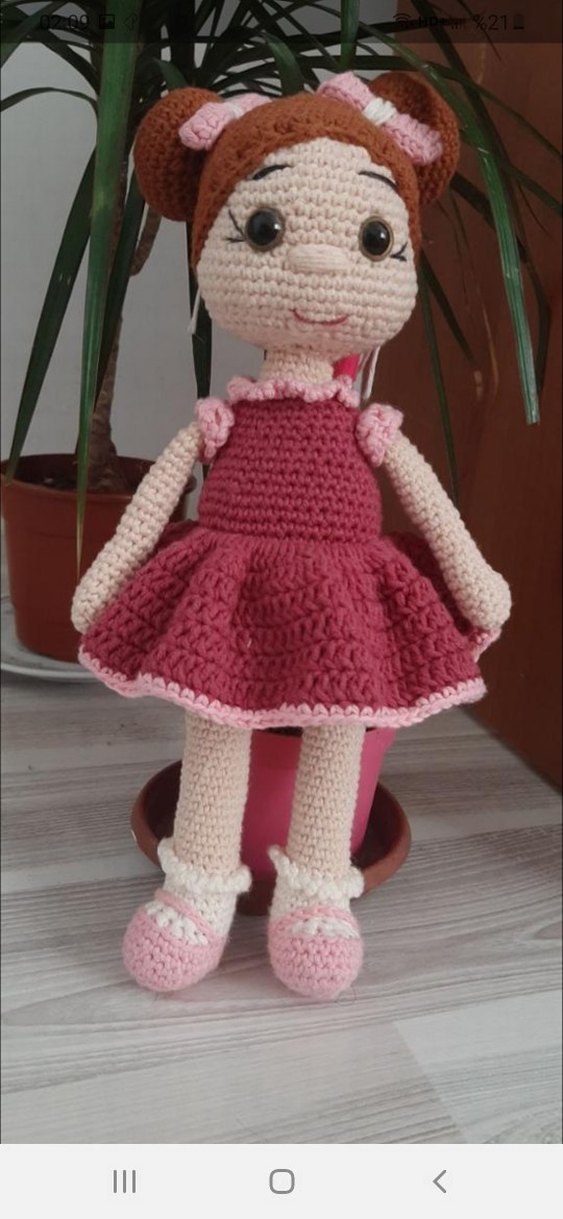 Pembe El Örgüsü Bebek - Görsel 3