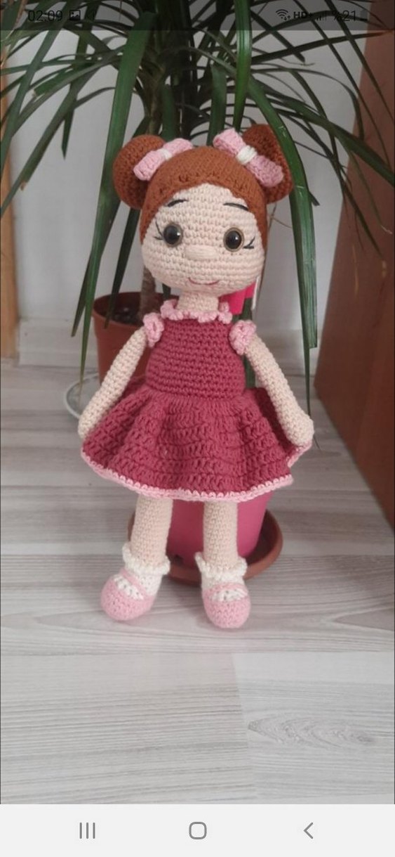 Pembe El Örgüsü Bebek - Görsel 4