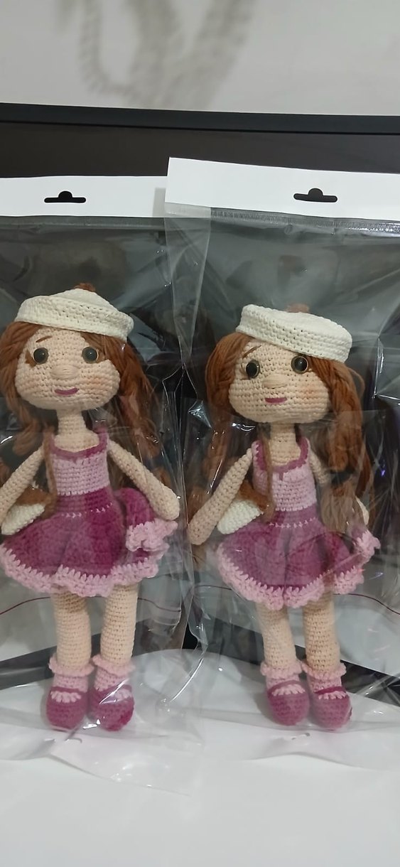 El Örgüsü Bebek,amigurumi bebek,oyuncak bebek - Görsel 3