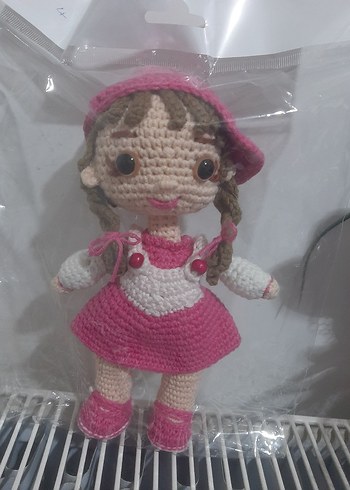 El Örgüsü Pembe Bebek Oyuncak - Görsel 3