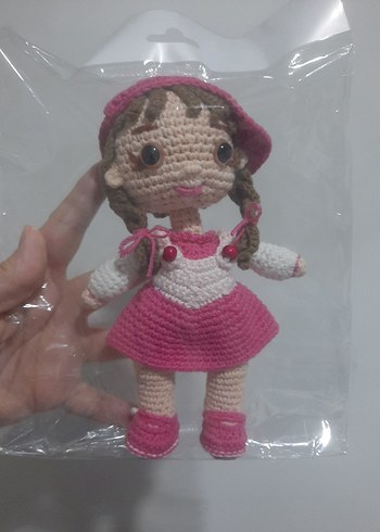 El Örgüsü Pembe Bebek Oyuncak - Görsel 6