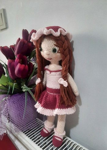 Pembe Örgü Bebek - Görsel 3