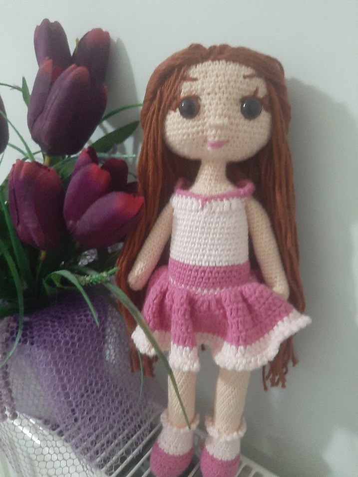 Pembe El Örgüsü Bebek - Görsel 5