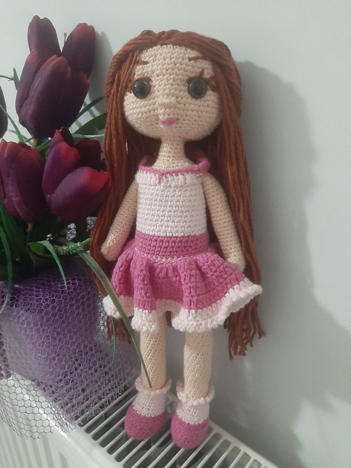 Pembe El Örgüsü Bebek - Görsel 4