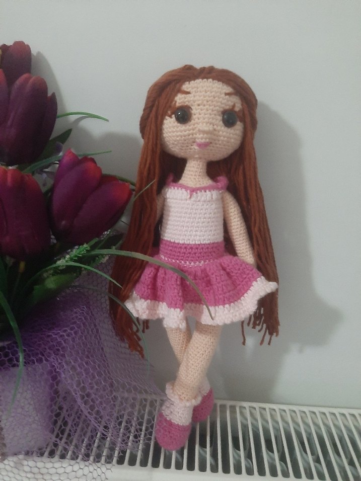 Pembe El Örgüsü Bebek - Görsel 3