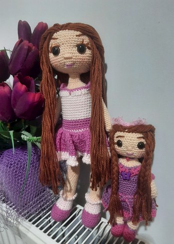 El Örgüsü Mor Bebek Seti - Görsel 5