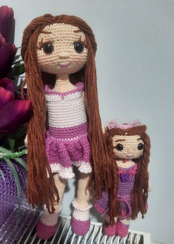 El Örgüsü Mor Bebek Seti - Görsel 2