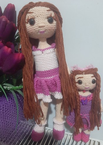 El Örgüsü Mor Bebek Seti - Görsel 4