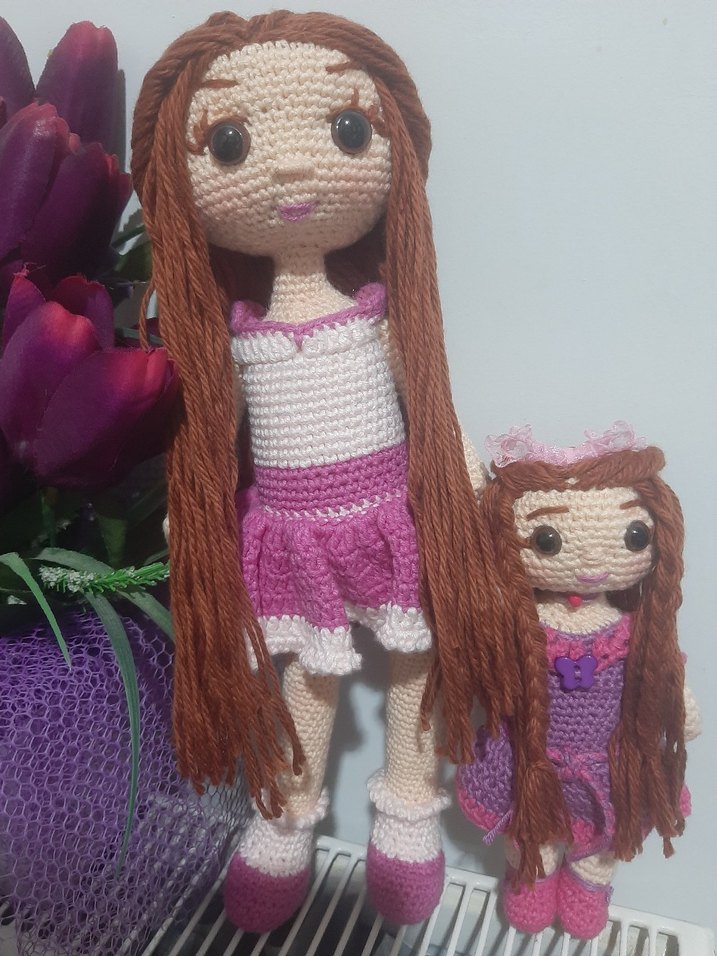 El Örgüsü Mor Bebek Seti - Görsel 4