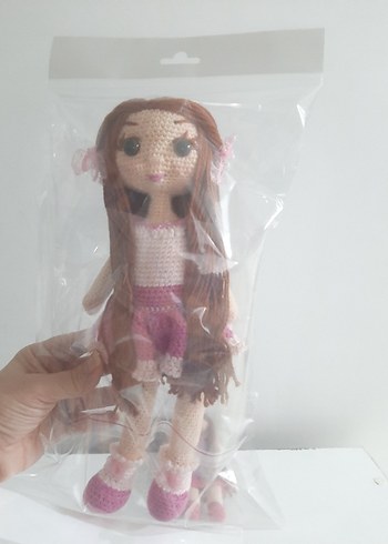 Bej El Örgüsü Bebek - Görsel 8