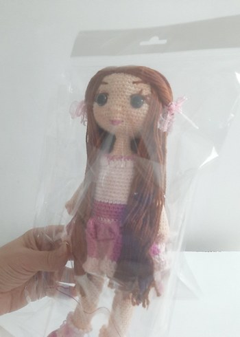 Bej El Örgüsü Bebek - Görsel 9