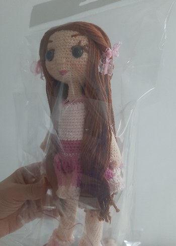 Bej El Örgüsü Bebek - Görsel 2