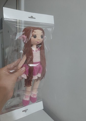 Bej El Örgüsü Bebek - Görsel 7