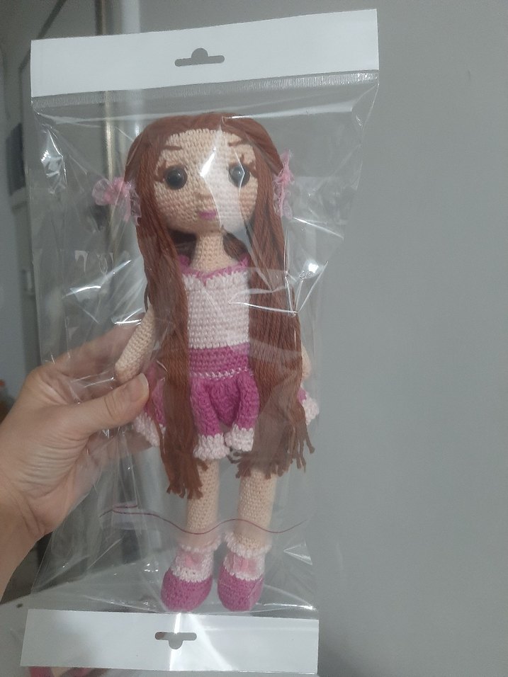 Bej El Örgüsü Bebek - Görsel 4