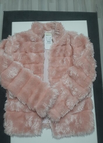 Mont,kaban,ceket,pembe mont ,peluş mont, peluş pembe mont,tüylü