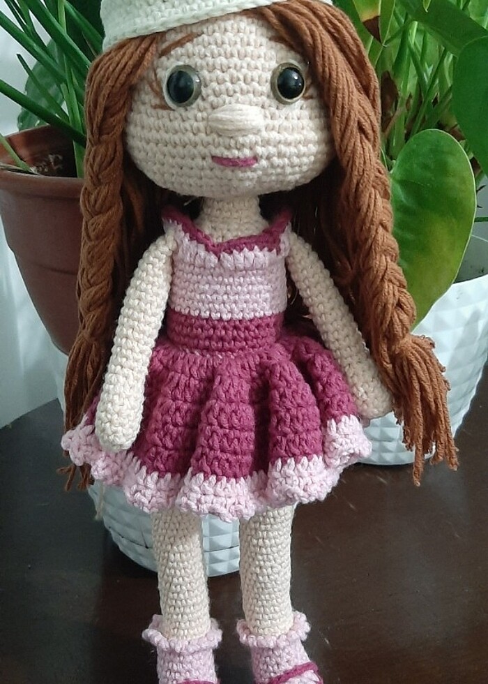 Amigurumi bebek,oyuncak,bebek,,örgü bebek çocuk oyuncak,fisher p - Görsel 2