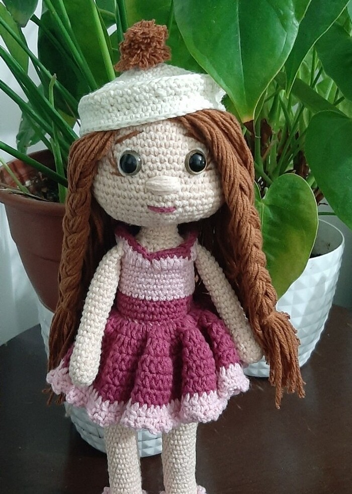 Amigurumi bebek,oyuncak,bebek,,örgü bebek çocuk oyuncak,fisher p - Görsel 3