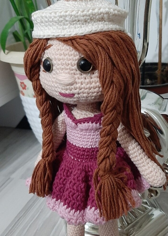 Amigurumi bebek,oyuncak,bebek,,örgü bebek çocuk oyuncak,fisher p - Görsel 4