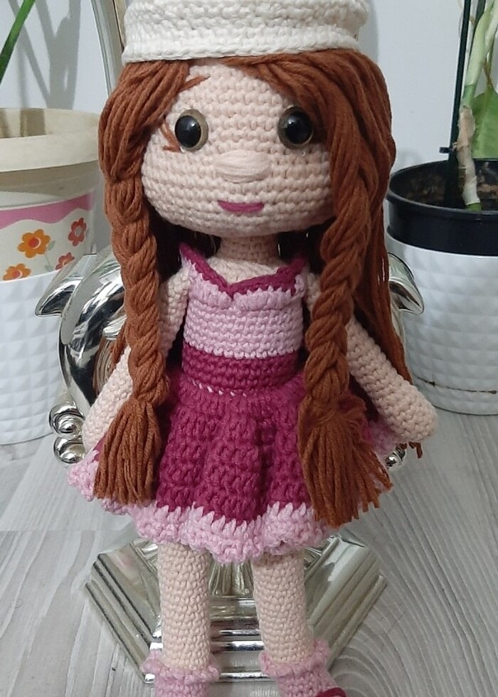 Amigurumi bebek,oyuncak,bebek,,örgü bebek çocuk oyuncak,fisher p - Görsel 5