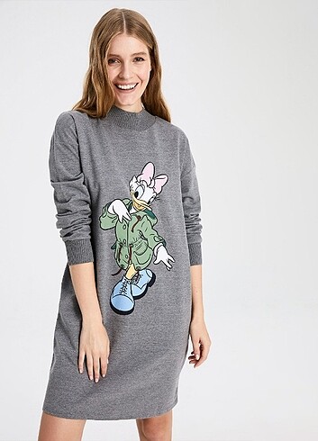 LC Waikiki LC Waikiki Daisy Duck Baskılı Elbise