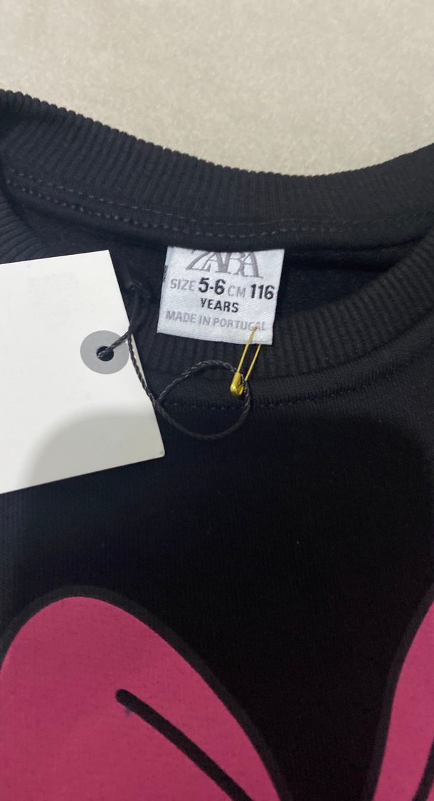 zara üst alt takım polarlı üst ve taytlı pijaması - Görsel 2