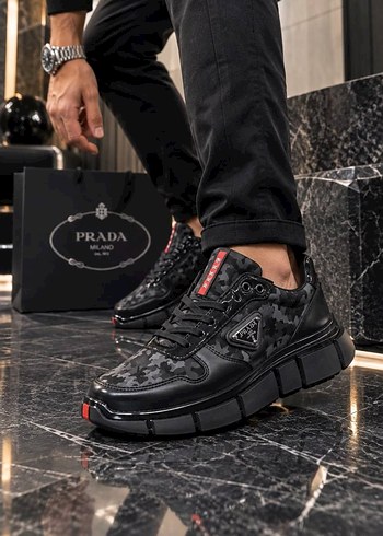 Prada Siyah Camo Sneaker