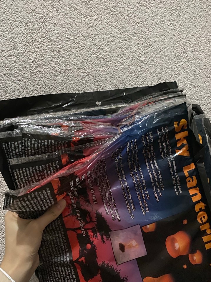 Sky Lantern Dilek Feneri 20 adet - Görsel 3